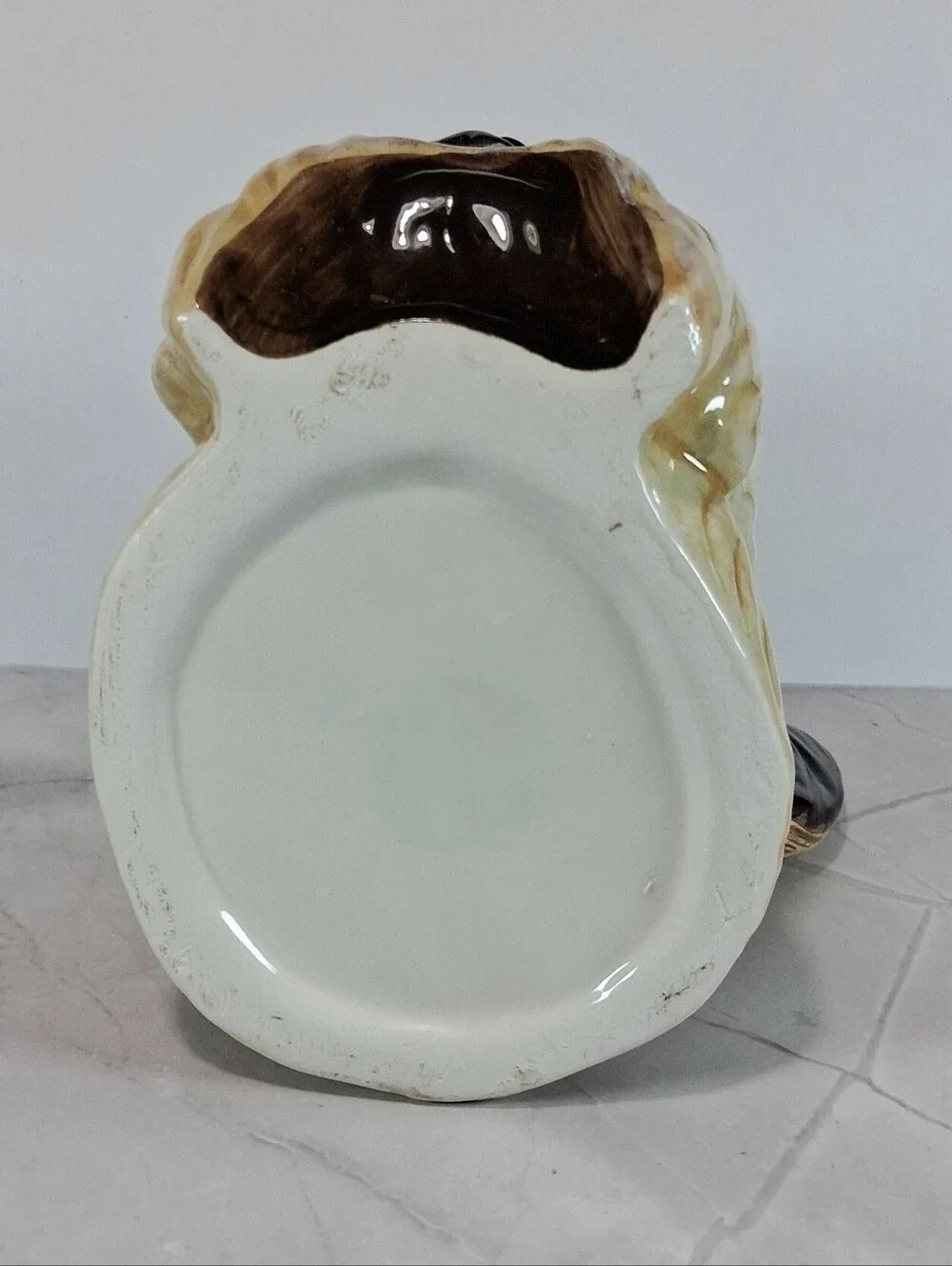 Hobby Lobby Ceramic Terrier Head Vase - Beige and Brown